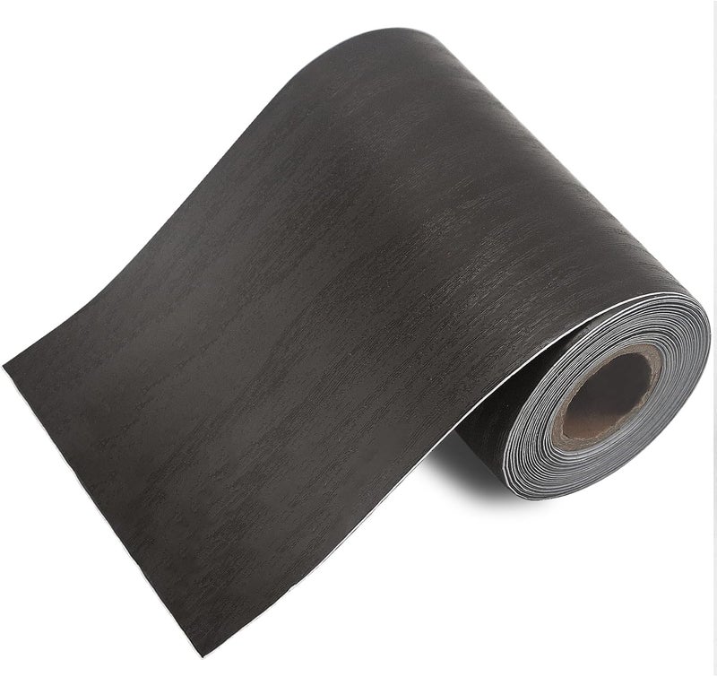 seonta Dark Walnut Wallpaper Border Mirror Frame Removable Waterproof Wood Grain Repair Tape 4 inch X 32.8ft Self Adhesive Grain Repair Patch for Tables, Chairs, Doors, Windows, Floors - Image 5